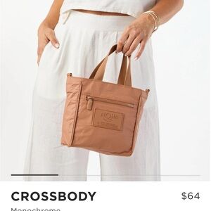 Aloha Collection Tan Crossbody Bag